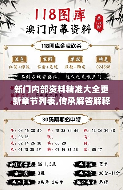 新门内部资料精准大全最新章节免费046期 10-23-36-38-43-46M：27,新门内部资料精准大全最新章节免费第46期，揭秘神秘之门内的秘密